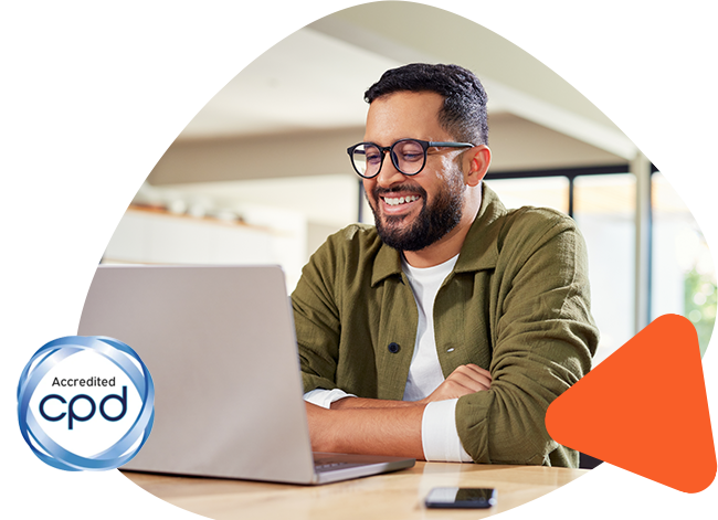 Online learning at laptop